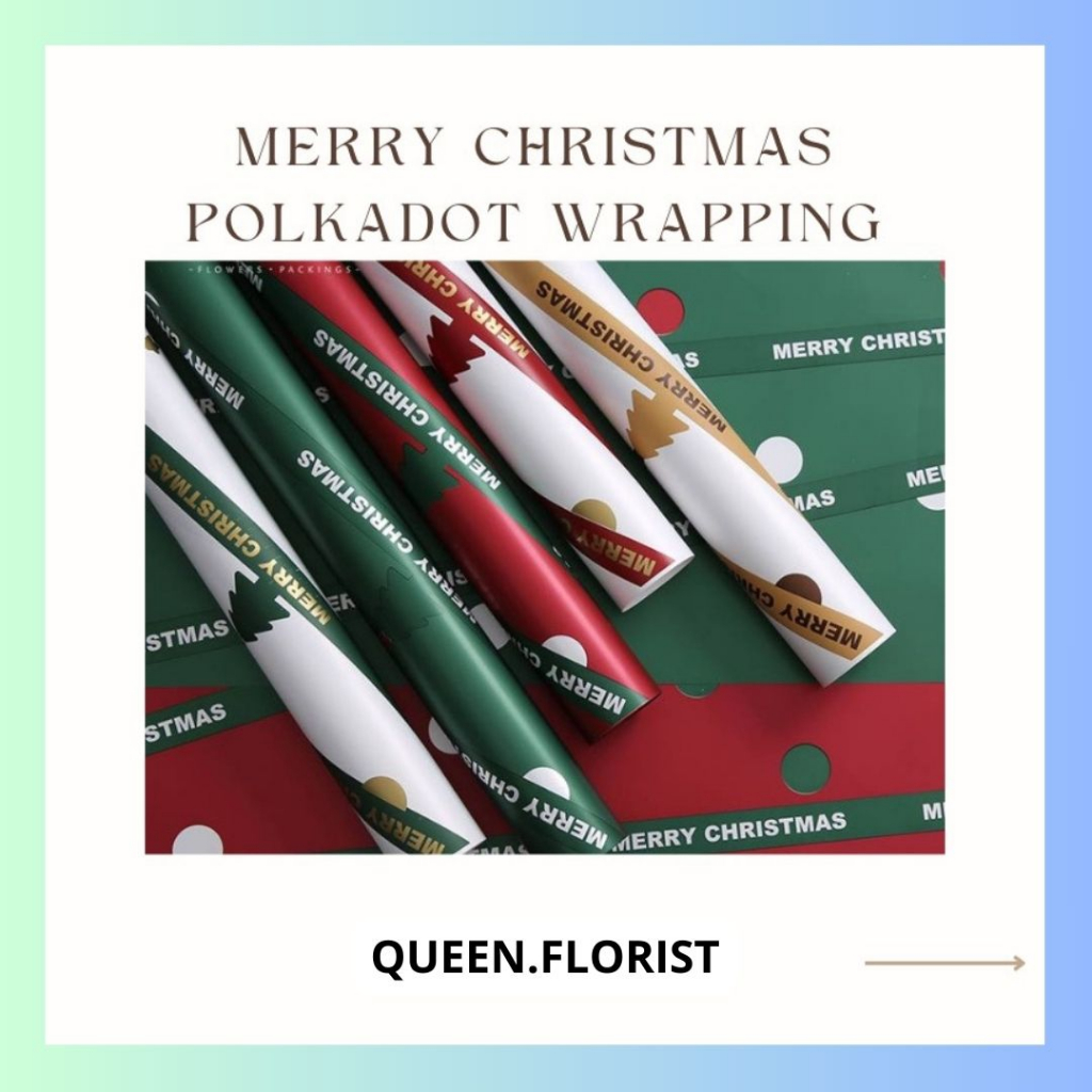 

[TERLENGKAP] MERRY CHRISTMAS POLKADOT NATAL WRAPPING MOTIF MERRY CHRISTMAS KERTAS KADO NATAL HAMPERS NATAL