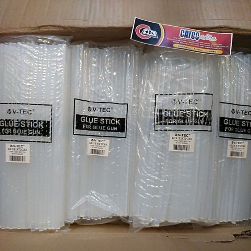

V-TEC LEM BAKAR / REFILL GLUE GUN / LEM TEMBAK CLEAR 1kg