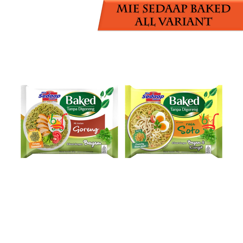 

Mie Sedaap Baked Mie Dipanggang Bukan Digoreng All Variant