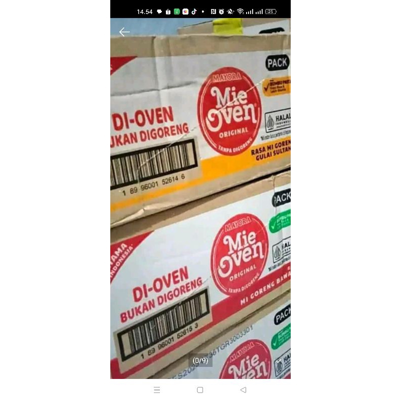 

1 dus mie oven goreng isi 24 pcs