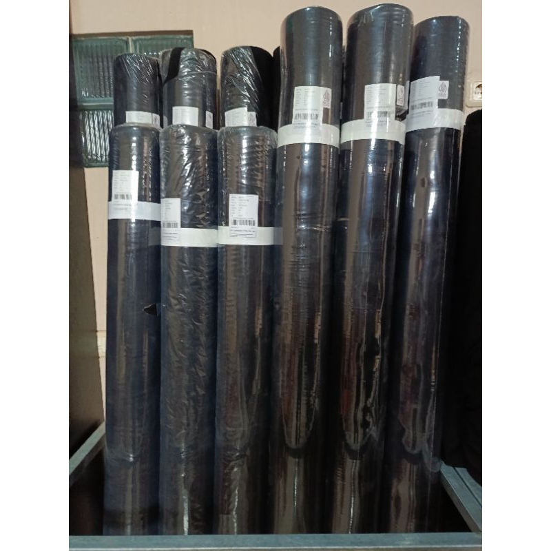 Bahan wolfis Jetblack leuwitex