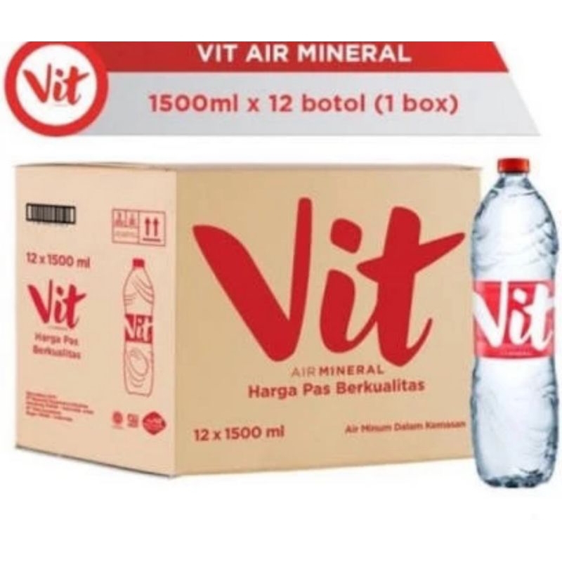 

Vit botol 1500 ml 1 Dus isi 12 botol