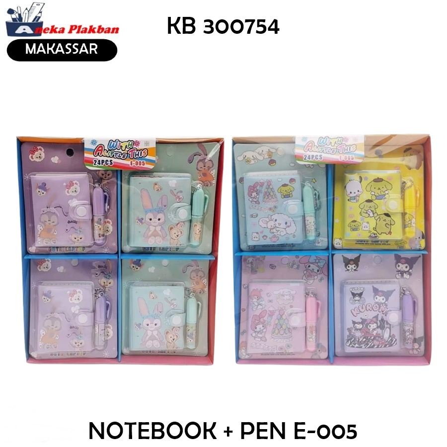 

[1PCS] NOTES MINI + PEN MINI LUCU E-005