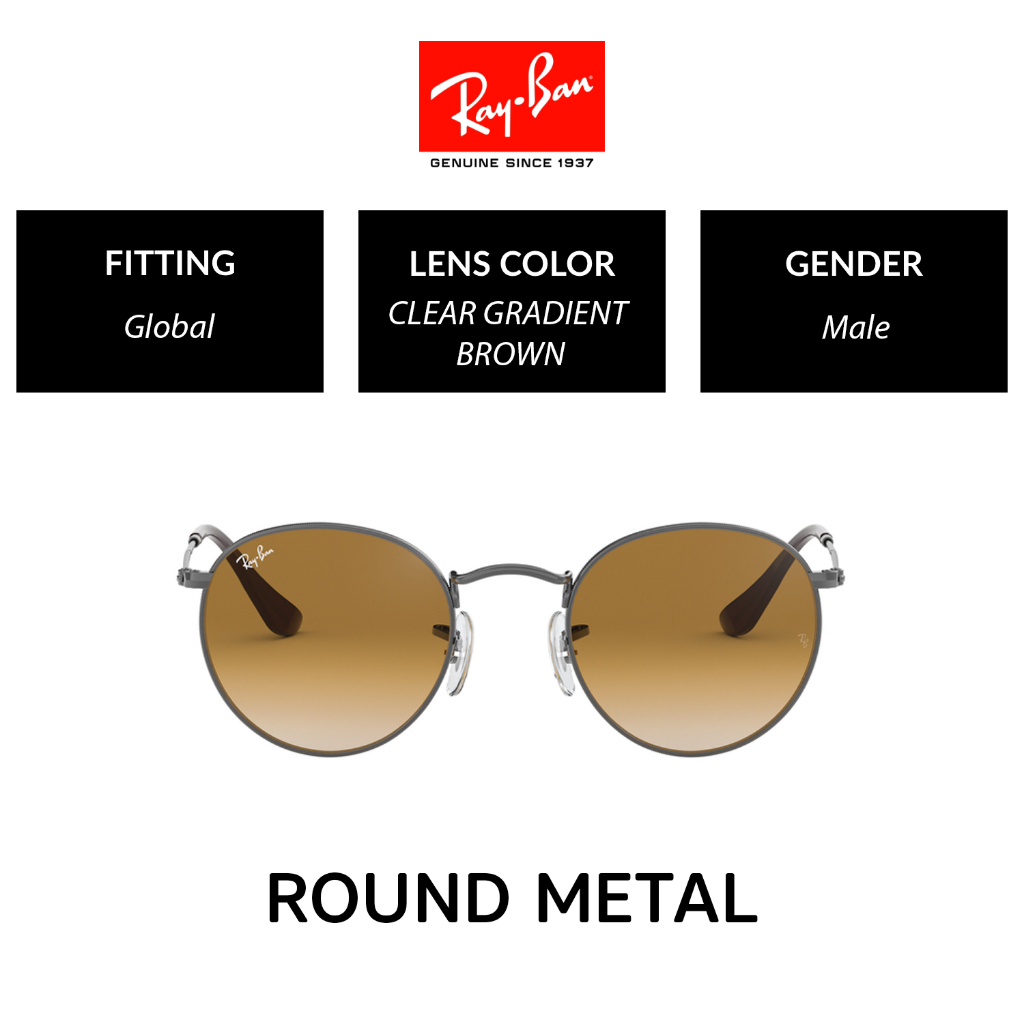 RAY-BAN Round Metal | RB3447N 004/51 | Global | Sunglasses | 49mm