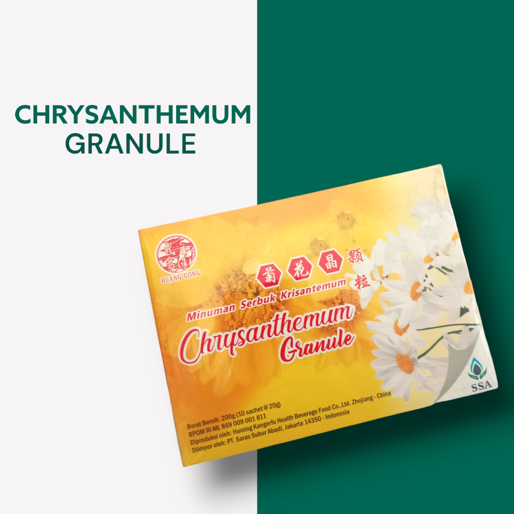CHRYSANTHEMUM GRANULE/SERBUK KRISANTEMUM/OBAT PANAS DALAM/OBAT PENURUN DEMAM