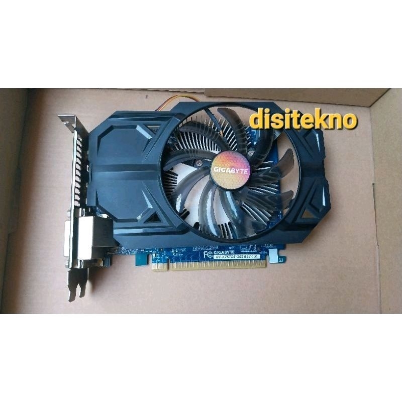 VGA NVIDIA GeForce GTX 750 Ti 2GB DDR5 128Bit | Gigabyte