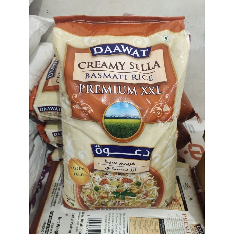 

Beras Basmati Daawat Creamy Sella 25kg