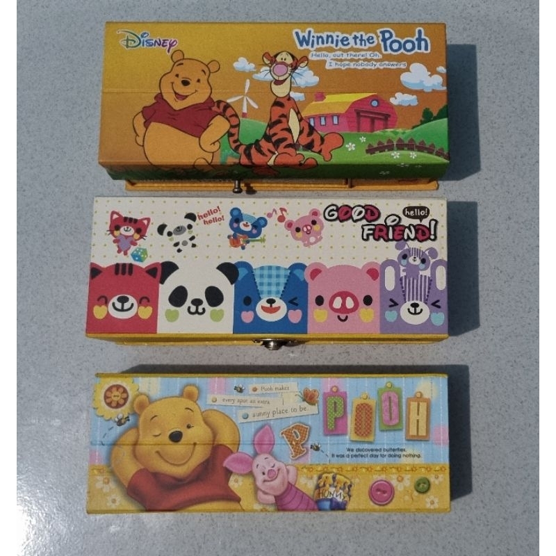 

[READY] Kotak Pensil Jadul Pooh (magnet)