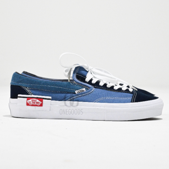 Vans Slip-On Cut and Paste Navy/White Classic