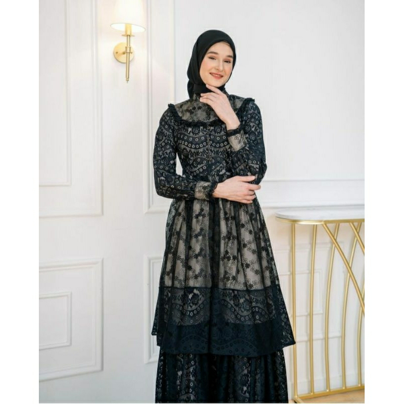 Nadja Dress Black original by ainayya id