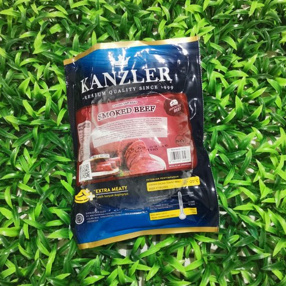 

Kanzler Smoked Beef (Daging Sapi Asap) berat 250 gr