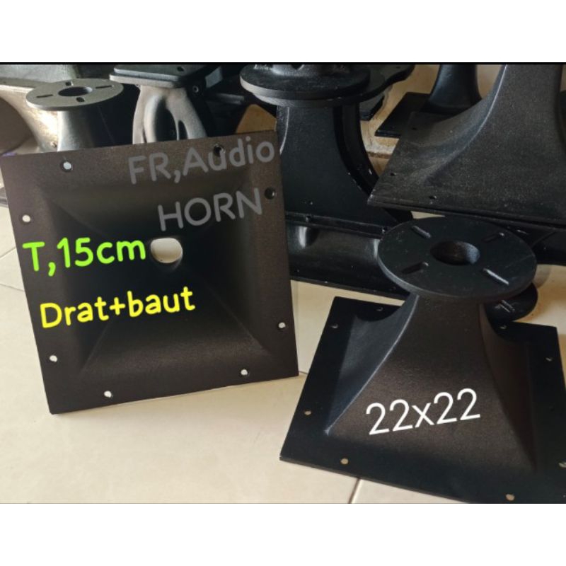 horn tweeter corong tweeter ukuran 22x22 baut drat,