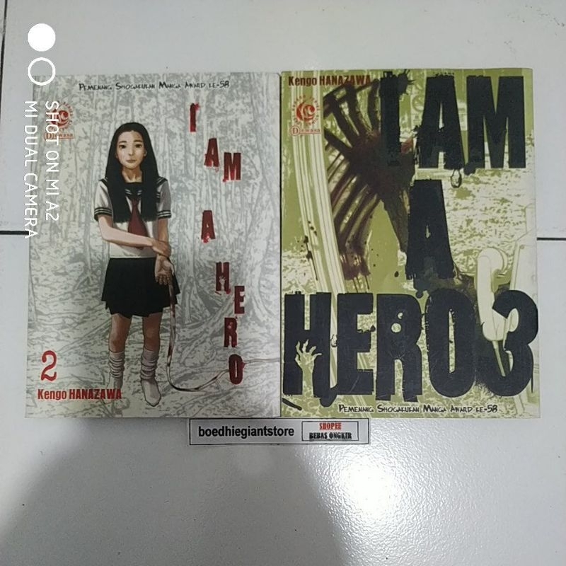 Komik I am a Hero 2,3, TS