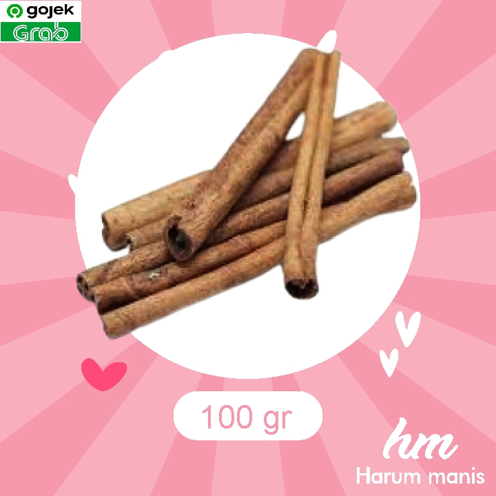 

Kayu Manis Batang / Cinnamon Stick Asli 100g