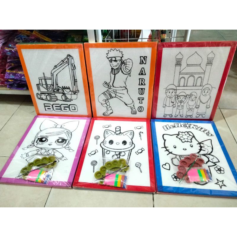 

paket lukis sterofoam