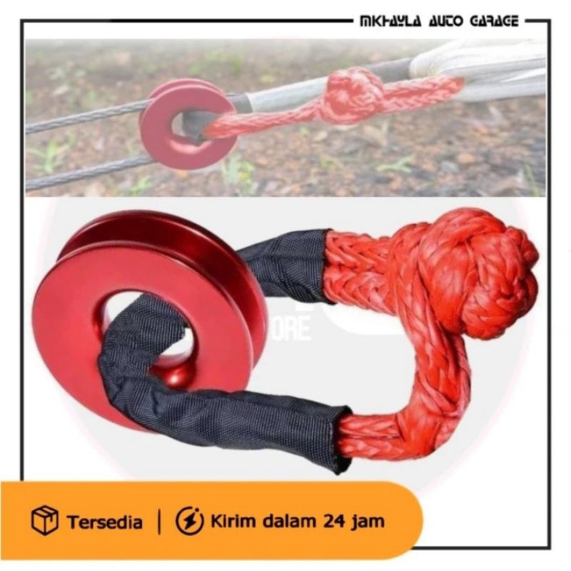 Soft Shackle + Pulley Recovery Offroad