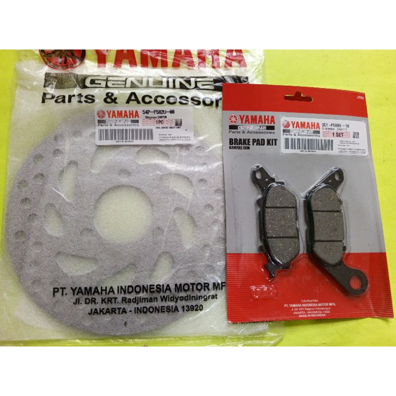 Cakram depan Mio J+ dispad depan Mio J cakram depan Mio GT dispad depan Mio GT