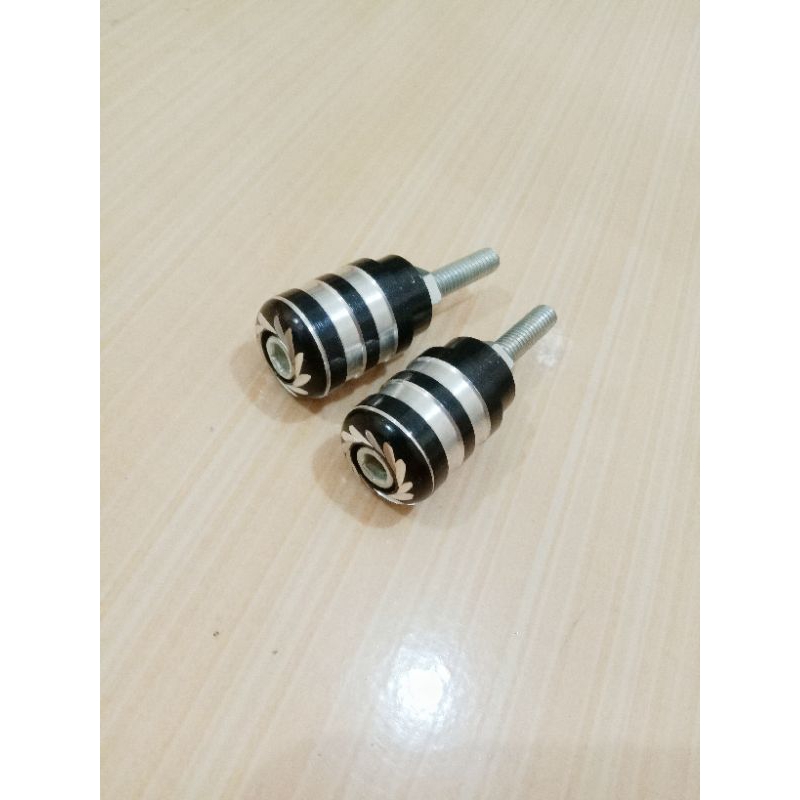 Jalu spakbor Mini ukir cnc/jalu baut spakbor Nmax/Aerox/Lexi/X-Max ( Harga 2 pcs )
