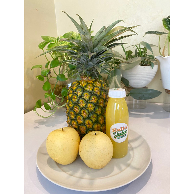 

COLD PRESSEED JUICE (Nanas dan Pir)