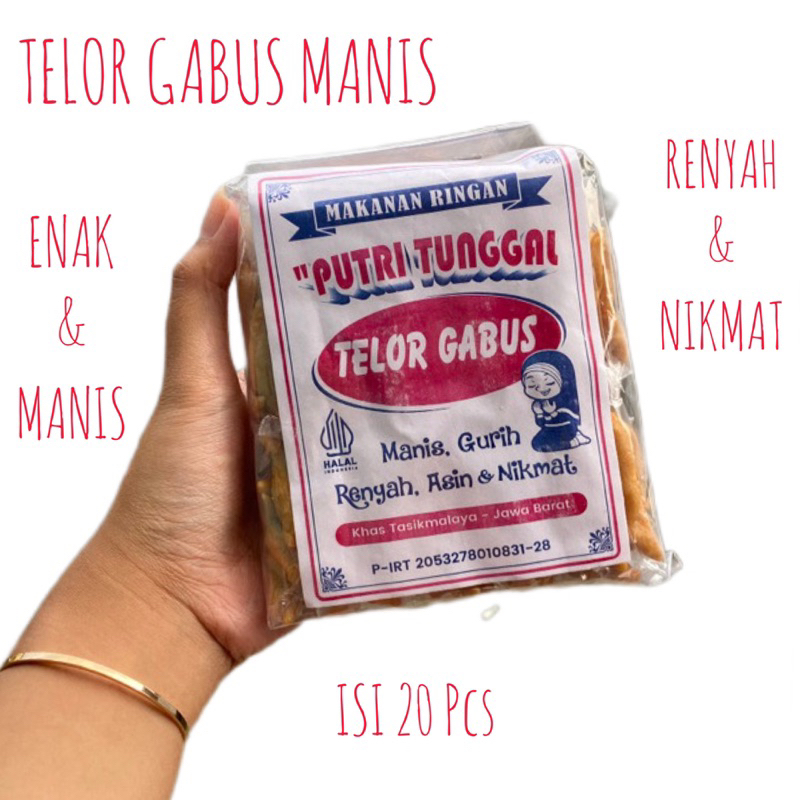 

TELOR GABUS MANIS (isi 20pcs)