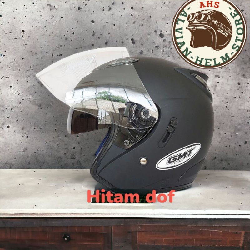 Helm Gmt solid ori 100% Helm half face sentro