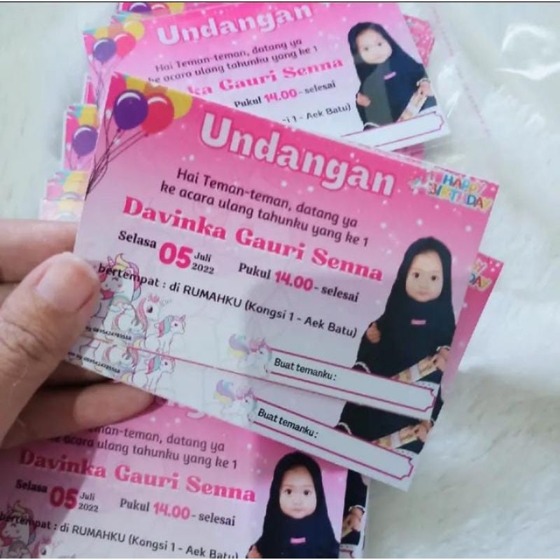 

Undangan Ulang Tahun Keren Bebas Custom