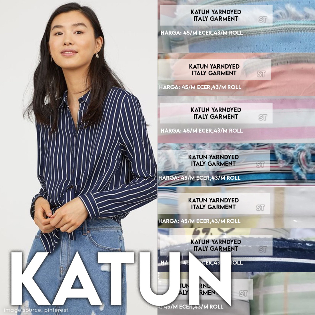 Katun Yarndyed Italy Garment