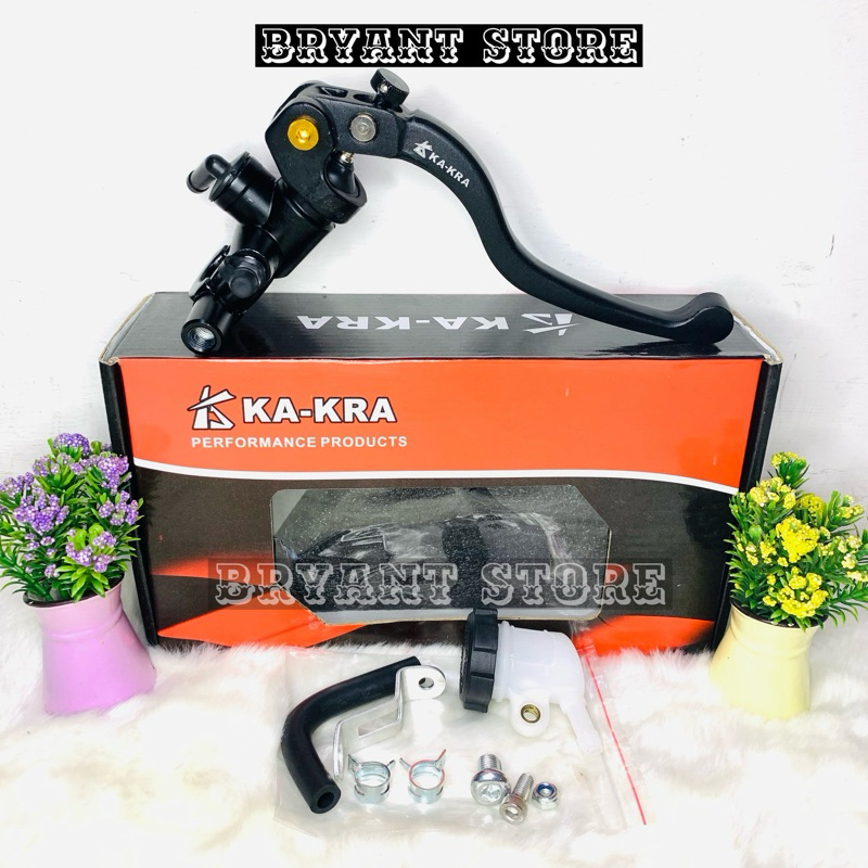 MASTER REM KAKRA CNC KANAN S1 14MM RADIAL PLUS TABUNG KA-KRA BRAKE MASTER HANDLE HANDLEBAR MASTER REM  KA KRA MIO BEAT VARIO SCOOPY NMAX PCX AEROX LEXI UNIVERSAL