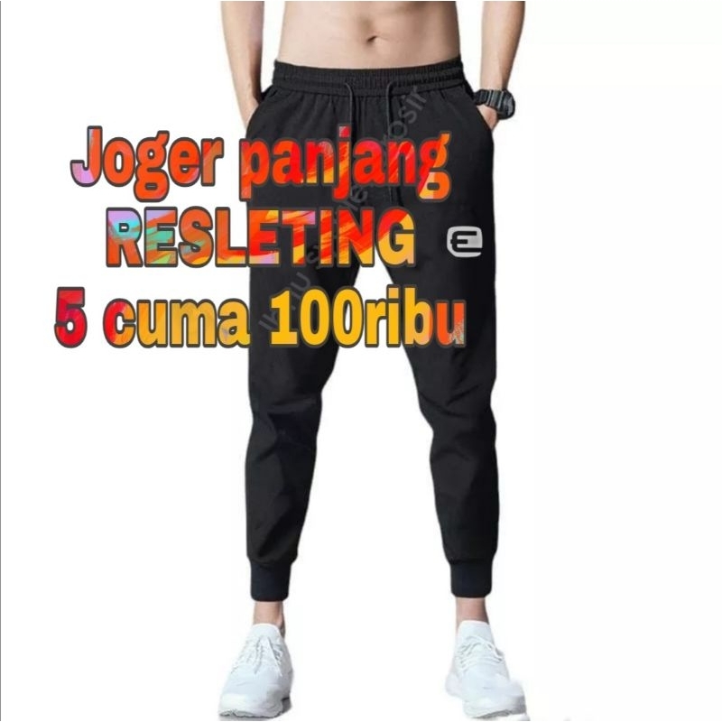 (SAKU RESLETING)CELANA JOGER PANT/CELANA PANJANG OLAHRAGA/KOLOR SPORT MURAH