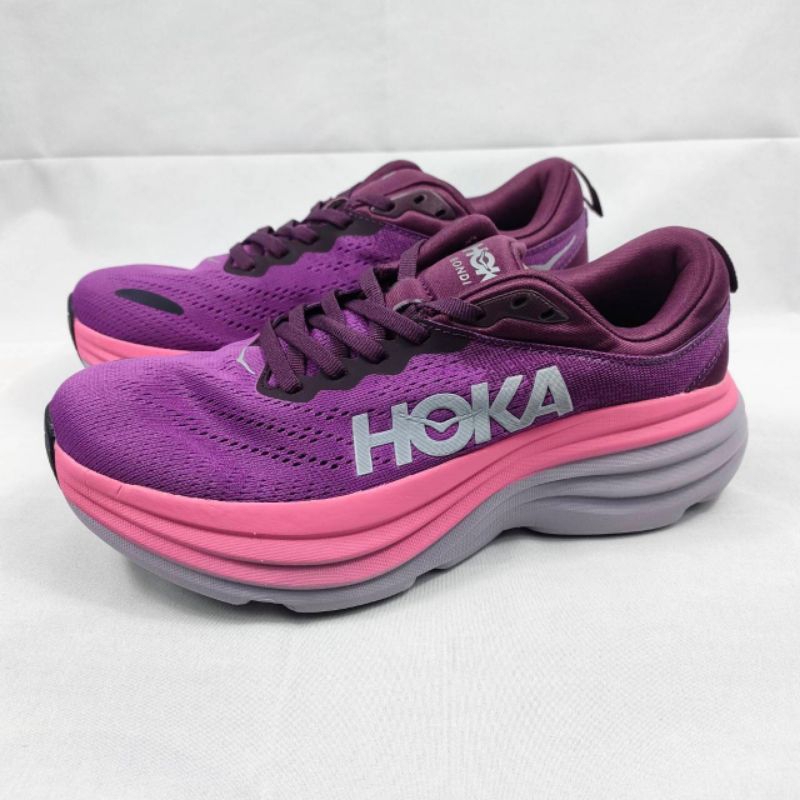 HOKA BONDI 8 PURPLE PINK