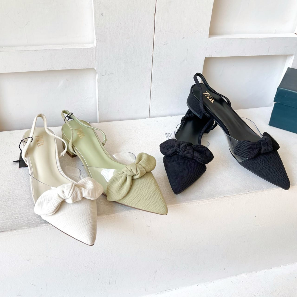 SANDAL HEELS WANITA ZARA 4132 HEELS 3CM PREMIUM