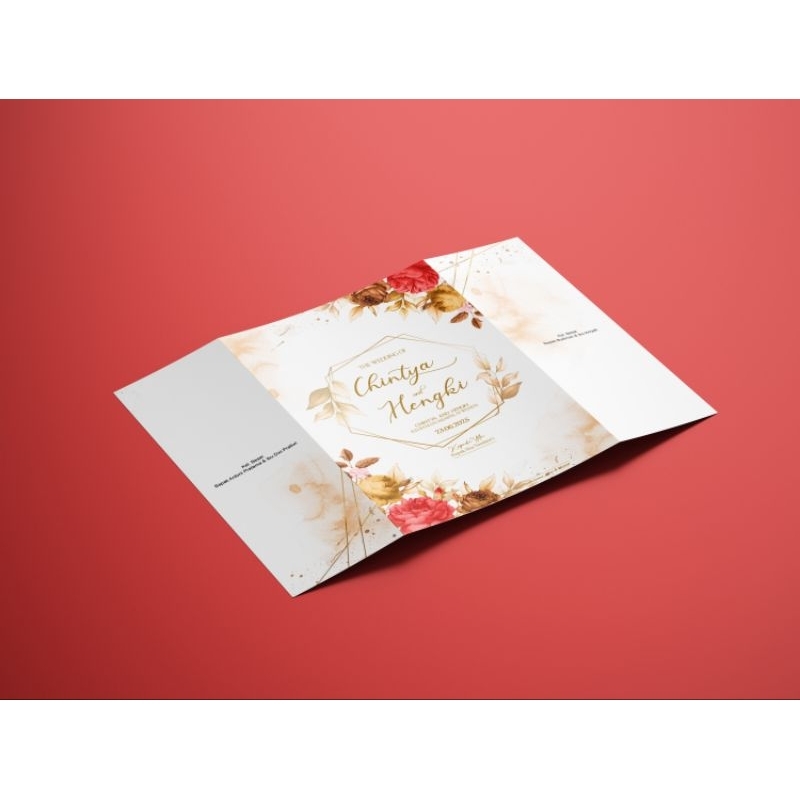 

Undangan Minimalis Lipat 3 Seri NY001