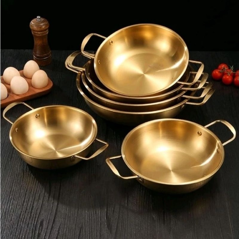 Bahan Tebal Panci Ramen Korea Noodle Pot Stainless / Panci Ramyun Premium Import / Panci korea Home 