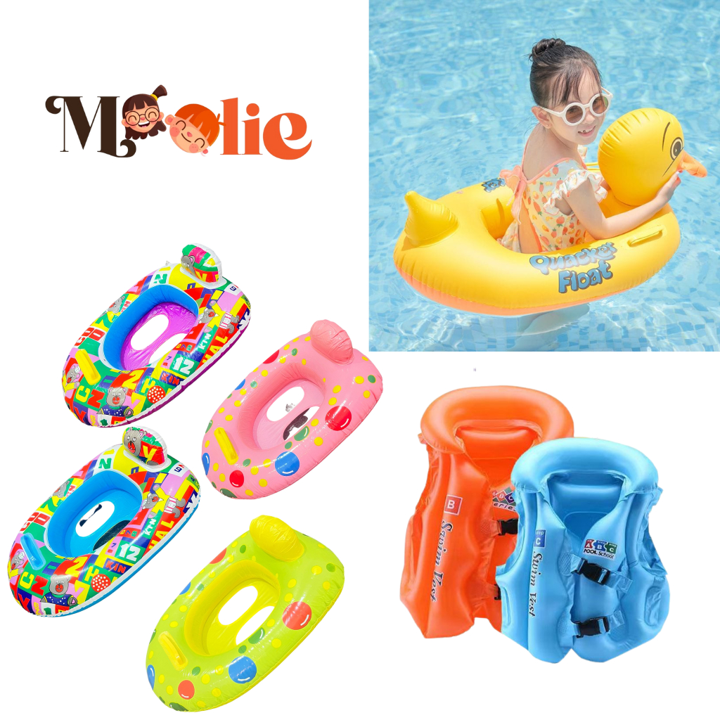 Moolie Ban Renang Anak / Pelampung Renang Anak / Pelampung Renang Lucu / Pelampung Anak