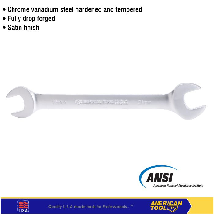 Kunci Pas Elliptical 19x22 American Tool 8931922 - Alat Pemegang Baut dan Mur