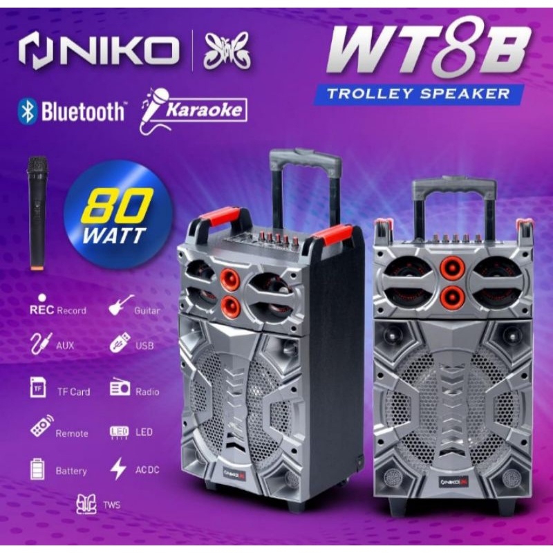 Niko Speaker Niko WT8B Speaker Portable Meeting bluetooth - 1 Mic Wireless