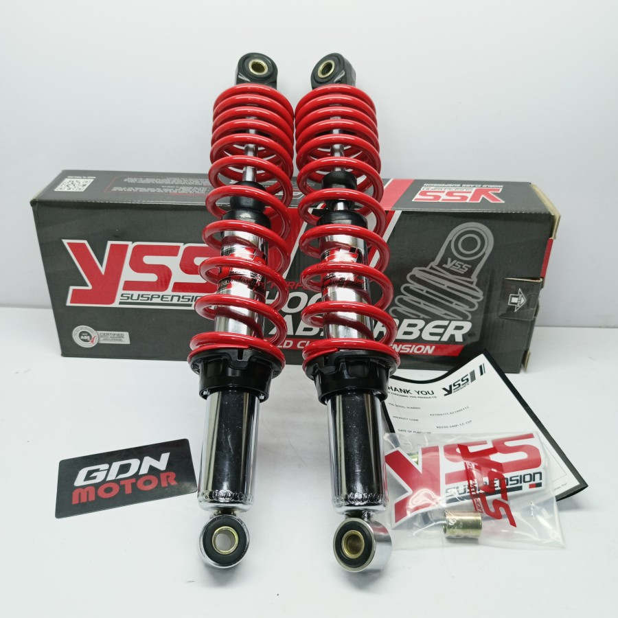 SHOCK YSS TOP PRIME BEBEK CHROME RED 340 MM