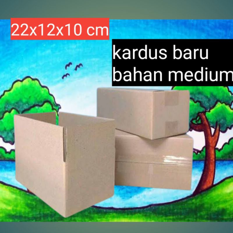 

kardus/box ukuran 22x12x10 cm 1ply