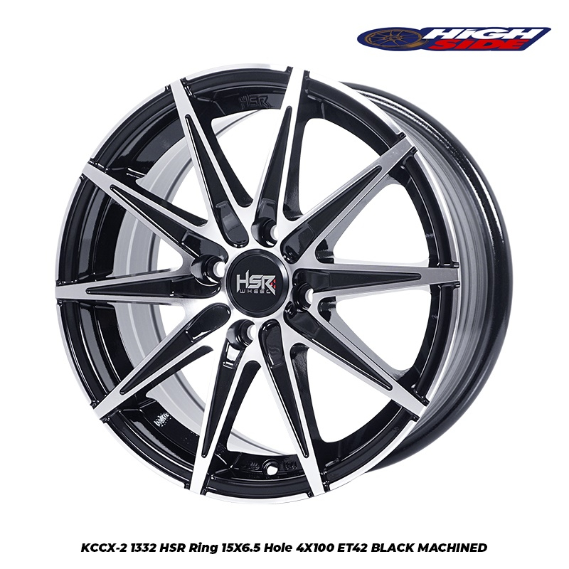 Velg Racing R15 Hsr Kccx-2 Pelek Mobil Honda Jazz,Yaris,Brio,Agya,Sigra,Calya