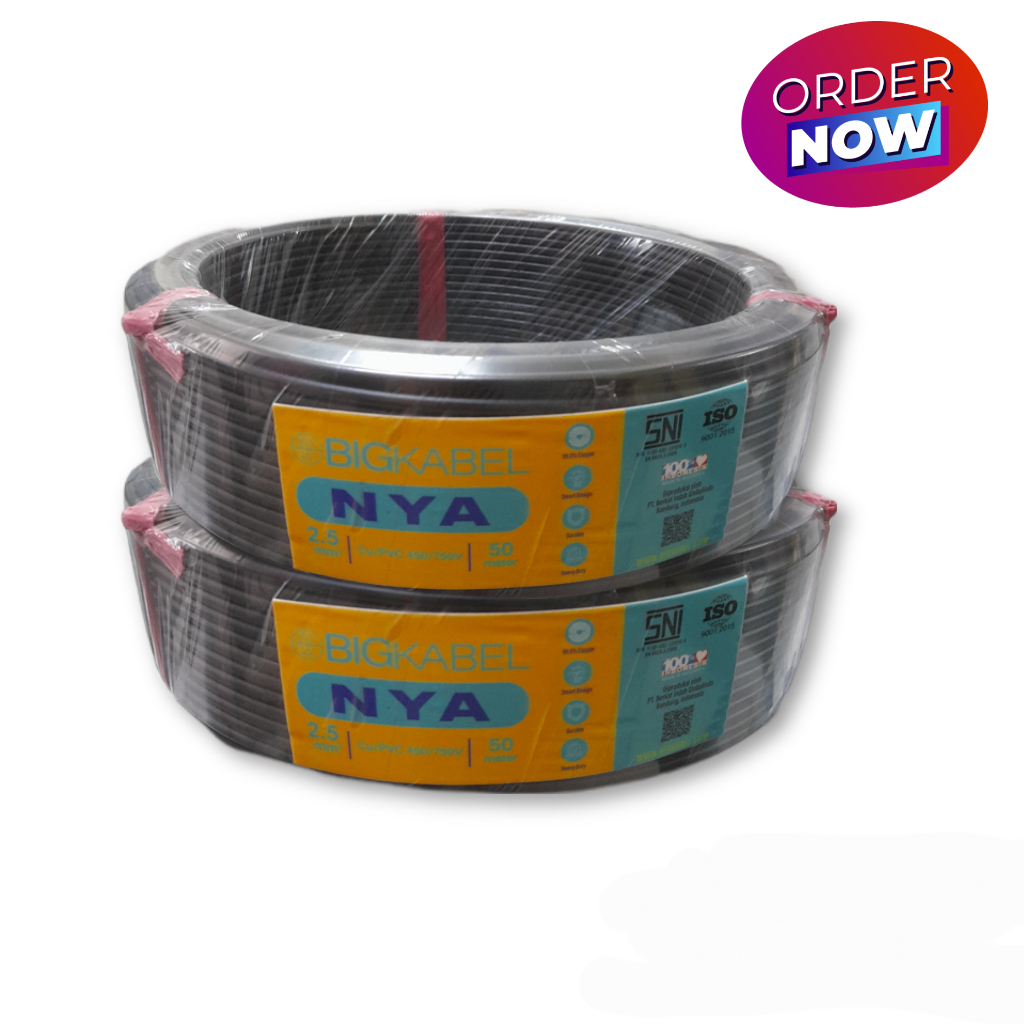 KABEL NYA BIG 2,5MM PANJANG 50 METER