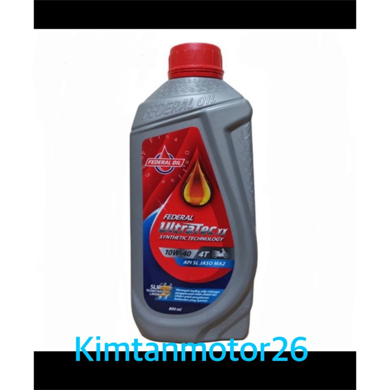 Oli Federal xx 0.8 liter for motor supra x/fit/125/helmin,jupiter/z/mx/z1,vega/ZR/new,smash,revo/abs