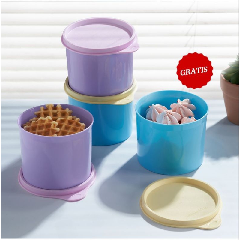 Mini Canister 4PC Tupperware / Toples