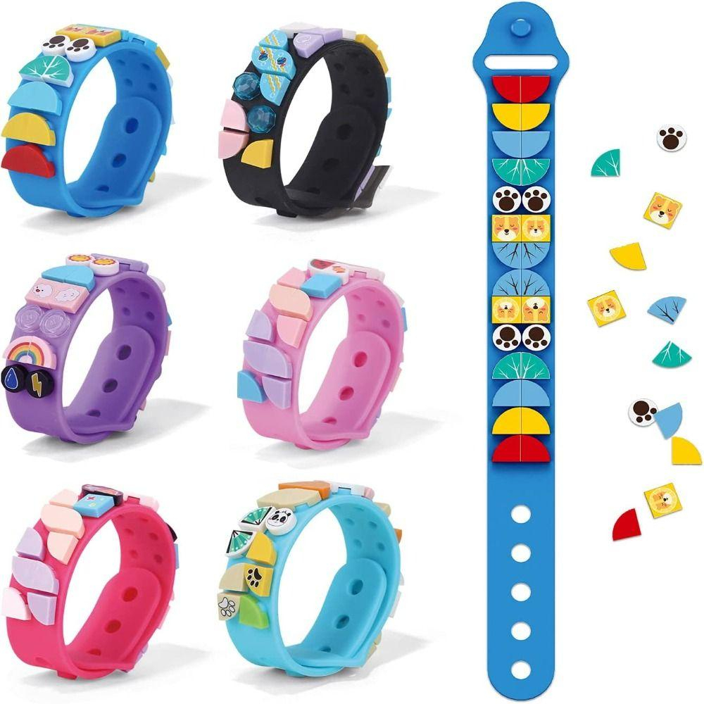 Mainan Gelang Lego Dots Bracelet Viral / Mainan Anak Balok Gelang Puzzle