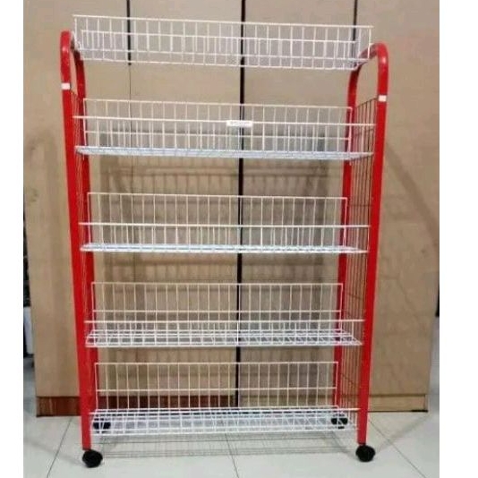 Rak Chiki Hawai Jumbo Roda/Rak Snack/Rak Jualan