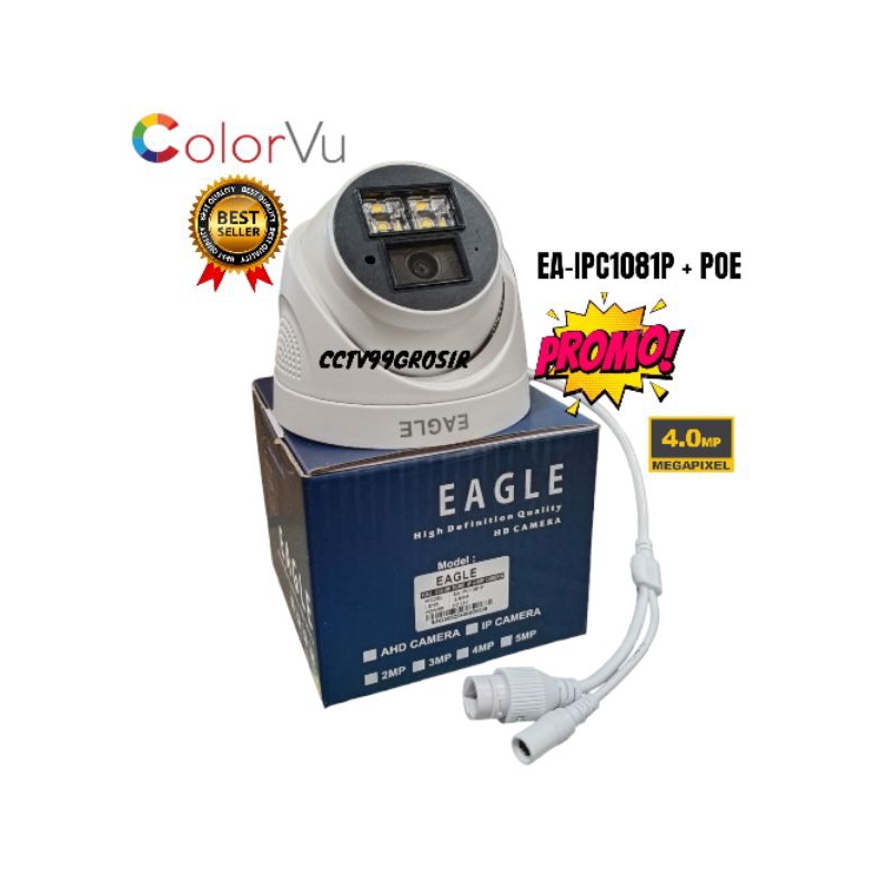EAGLE Kamera Cctv Indoor IP Cam Onvif 4MP Full Color IP Kamera Cctv