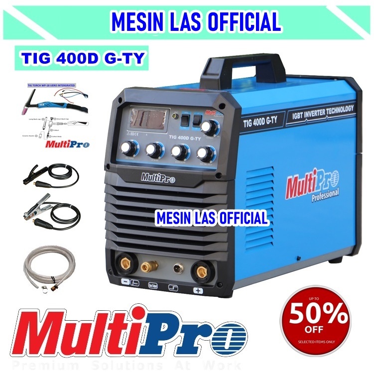 Mesin Las MultiPro TIG 400D G-TY Mesin Las Argon TIG 400 A