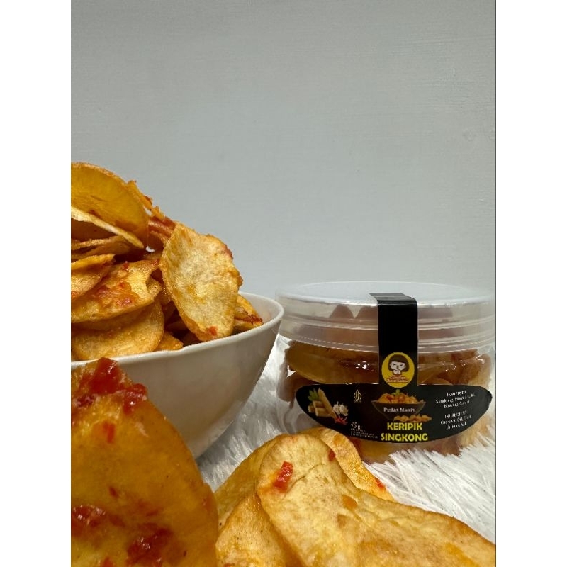 

Keripik Singkong Pedas Manis 90gr