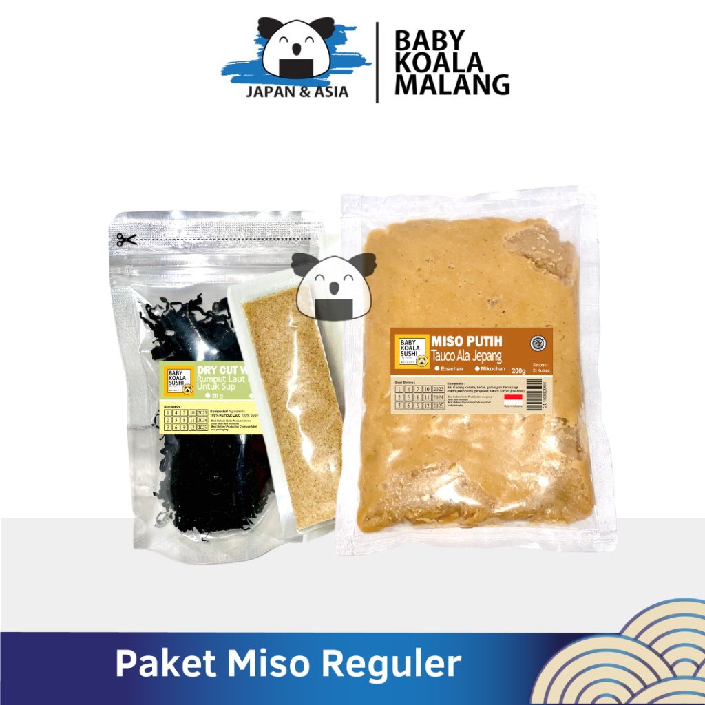 

PAKET BAHAN MISO SOUP LENGKAP 10 Porsi Halal | Miso, Dry Wakame, Dashi.