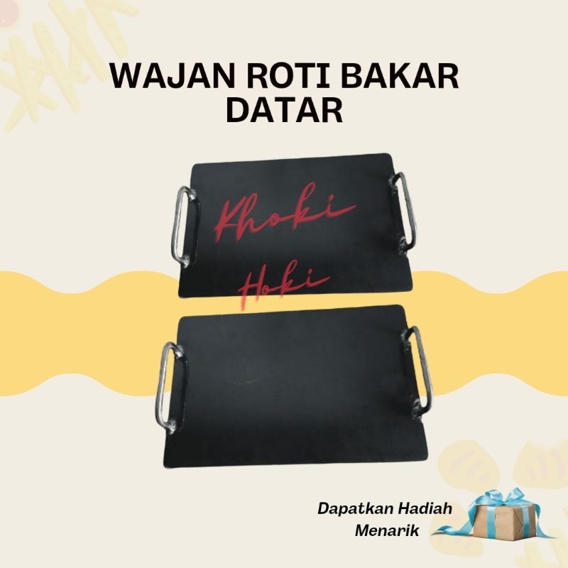 Wajan Roti Bakar Datar / Wajan Martabak Telur