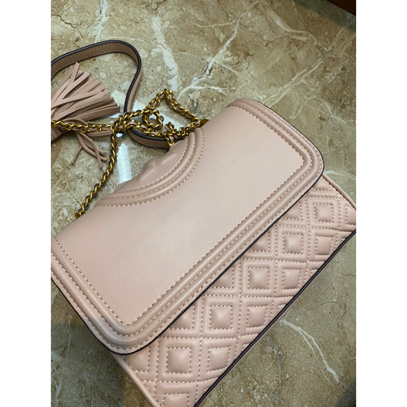 (preloved) Tas Tory Burch Fleming Small pink/ Prolevd Tas Toryburch